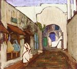 Wassily Kandinsky  - Bilder Gemälde - Street in Tunisia