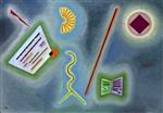 Wassily Kandinsky  - Bilder Gemälde - Surfaces and Lines