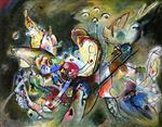 Wassily Kandinsky  - Bilder Gemälde - Troubled