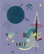 Wassily Kandinsky  - Bilder Gemälde - Violet-Green