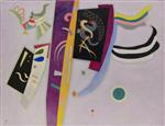 Wassily Kandinsky  - Bilder Gemälde - Violet-Orange