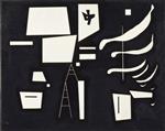 Wassily Kandinsky  - Bilder Gemälde - White - Soft and Hard