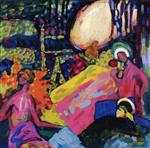Wassily Kandinsky  - Bilder Gemälde - White Sound