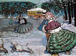Wassily Kandinsky  - Bilder Gemälde - Winter