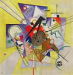 Wassily Kandinsky  - Bilder Gemälde - Yellow Accompaniment
