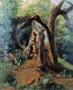 Lev Feliksovich Lagorio - Bilder Gemälde - An Old Tree