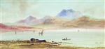 Lev Feliksovich Lagorio  - paintings - Boats by the Shore