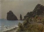 Lev Feliksovich Lagorio - Bilder Gemälde - Coast of Simeiz, Crimea