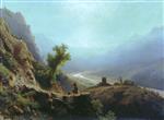 Lev Feliksovich Lagorio  - Bilder Gemälde - In the Caucasus