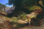 Lev Feliksovich Lagorio  - Bilder Gemälde - Italian Landscape-2