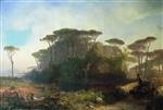 Lev Feliksovich Lagorio  - Bilder Gemälde - Italian Landscape-3