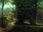 Lev Feliksovich Lagorio  - Bilder Gemälde - Landscape with Trees