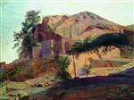 Lev Feliksovich Lagorio  - Bilder Gemälde - Mountain Abode
