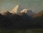Lev Feliksovich Lagorio  - Bilder Gemälde - Mountain Landscape