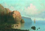 Lev Feliksovich Lagorio  - Bilder Gemälde - Seascape-11