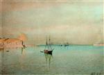 Lev Feliksovich Lagorio  - Bilder Gemälde - Sevastopol Harbour