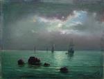 Lev Feliksovich Lagorio  - Bilder Gemälde - Sunset