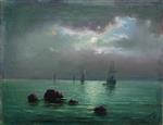 Lev Feliksovich Lagorio  - Bilder Gemälde - Sunset