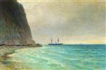 Lev Feliksovich Lagorio  - Bilder Gemälde - The Grand Prince Konstantin Steamship-2