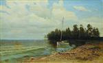 Lev Feliksovich Lagorio  - Bilder Gemälde - The Gulf of Finland-2