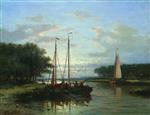 Lev Feliksovich Lagorio  - Bilder Gemälde - The Harbour-6