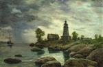 Lev Feliksovich Lagorio  - Bilder Gemälde - The Harbour-7