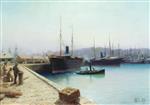 Lev Feliksovich Lagorio  - Bilder Gemälde - The Jetty