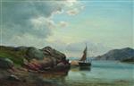 Lev Feliksovich Lagorio  - Bilder Gemälde - The Sailing Boat