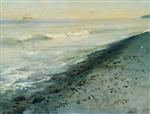 Lev Feliksovich Lagorio  - Bilder Gemälde - The Seashore in Alushta