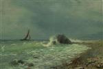 Lev Feliksovich Lagorio  - Bilder Gemälde - The Surf