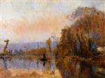 Albert Lebourg - Bilder Gemälde - A Boatman