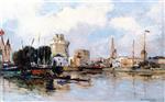 Bild:La Rochelle, the Harbor, Bright Sky