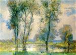 Albert Lebourg  - Bilder Gemälde - Near the Lake