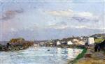 Albert Lebourg  - Bilder Gemälde - On the River
