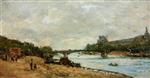 Albert Lebourg  - Bilder Gemälde - Paris, the Bridge of Saint-Peres
