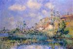 Albert Lebourg  - Bilder Gemälde - The Pond at Eysies