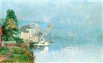 Albert Lebourg  - Bilder Gemälde - The Seine at Bouille