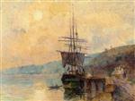 Albert Lebourg  - Bilder Gemälde - The Seine near Rouen