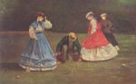 Winslow Homer - Bilder Gemälde - Croquetspiel