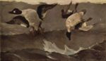 Winslow Homer - Bilder Gemälde - Doppeltreffer