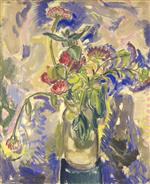 Alfred Henry Maurer - Bilder Gemälde - Blue Flowers