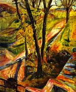 Alfred Henry Maurer - Bilder Gemälde - Bridge over Shady Brook