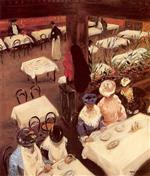 Alfred Henry Maurer - Bilder Gemälde - Café-restaurant
