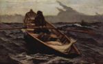 Winslow Homer - Bilder Gemälde - Nebelwarnung