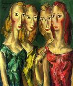 Alfred Henry Maurer  - Bilder Gemälde - Four Sisters