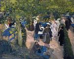 Alfred Henry Maurer  - Bilder Gemälde - In the Garden