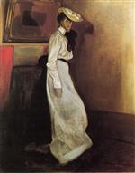 Alfred Henry Maurer  - Bilder Gemälde - Jeanne in Interior