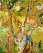 Alfred Henry Maurer  - Bilder Gemälde - Landscape of Provence