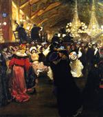 Alfred Henry Maurer  - Bilder Gemälde - Le Bal au Moulin Rouge