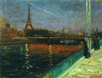 Alfred Henry Maurer  - Bilder Gemälde - Paris, Nocturne